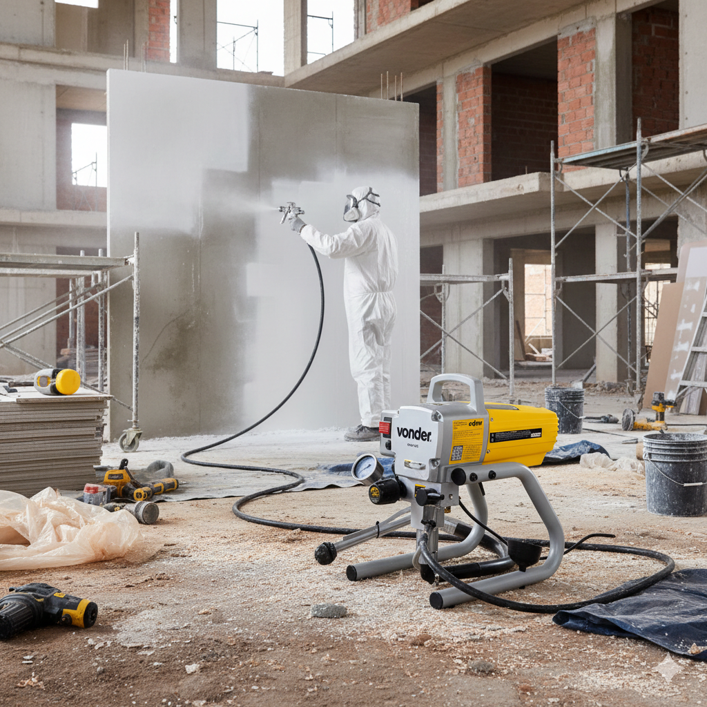 Pintura com pulverizador airless